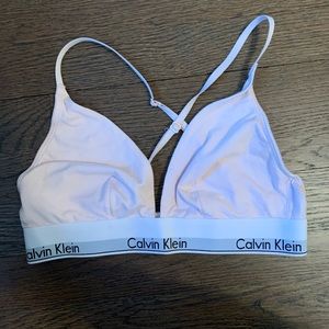 Light pink Calvin Klein bra